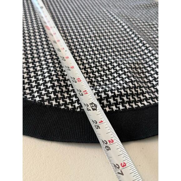 Michael Kors Women’s Size L Turtleneck Cotton Blend Sweater in Black/White - Picture 9 of 11